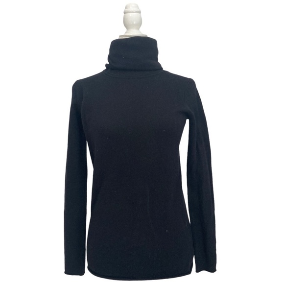 J. Patricia Copenhagen Cashmere Foldover Turtleneck Long Sleeve Sweater - Picture 3 of 8